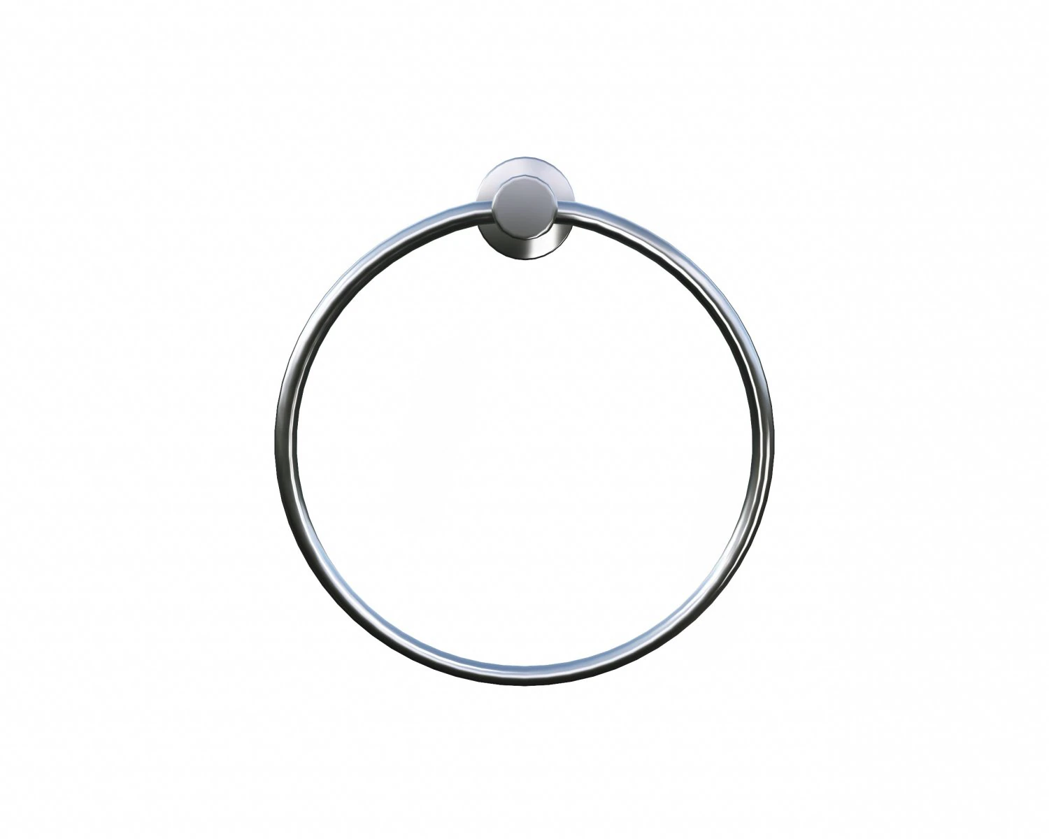 round towel holder 3D Model .c4d .max .obj .3ds .fbx .stl .blend 