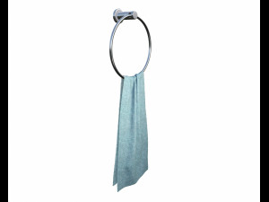 round towel holder with towel 3d Modelo 3D