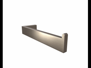 brass towel holder - handle model Model 3D