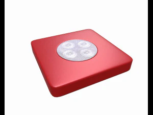 3d red spot lamp 3D Model
