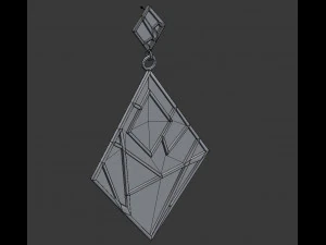 gold enamel earrings 3D Model