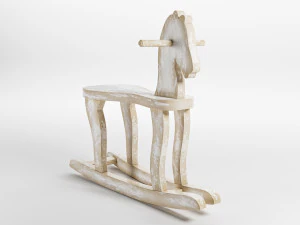 wood horse 3D Model