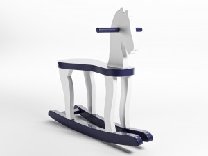 wood horse 3D 모델