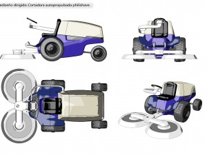 truck lawn mower re design philis aestethics 3D Модель