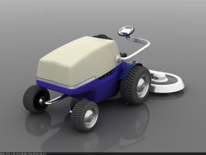 truck lawn mower re design philis aestethics 3D Model