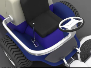 truck lawn mower re design philis aestethics 3D Model