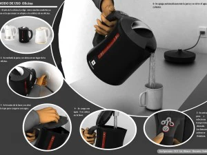 electric kettle unique design 3D Model