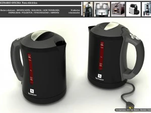 electric kettle unique design 3D Model