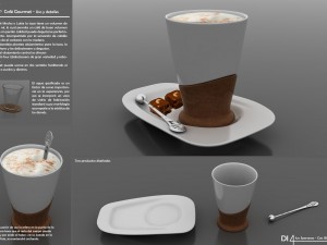 cup coffee unique gourmet design 3D मॉडल