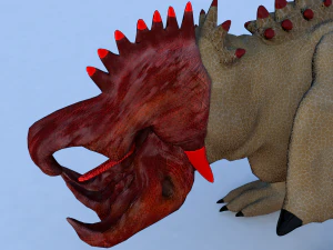 괴물 같은 사막 비명꾼 3D 모델