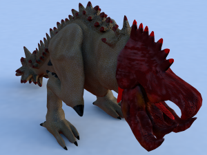 monstrous desert shrieker Modelo 3D
