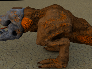 shrieker from tremors Modello 3D