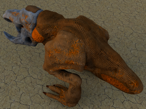 shrieker from tremors Modello 3D