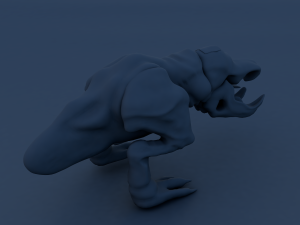 shrieker from tremors Modello 3D
