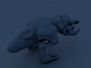 shrieker from tremors 3D Model