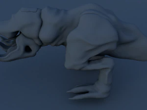 shrieker from tremors 3D Model
