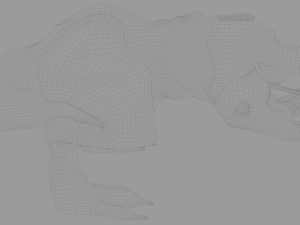 shrieker from tremors Modello 3D