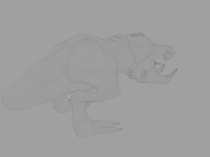 shrieker from tremors Modello 3D