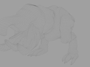 shrieker from tremors Modello 3D