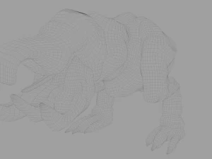shrieker from tremors 3D Model