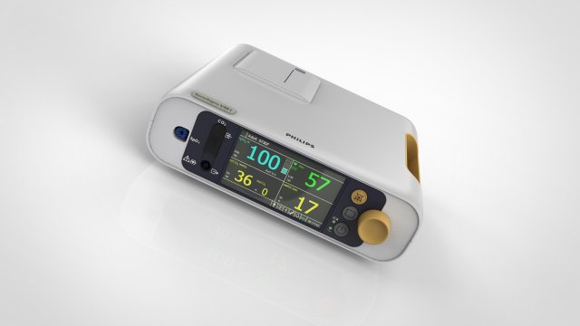patient monitor philips suresigns vm1 3D Model .c4d .max .obj .3ds .fbx .stl .blend 