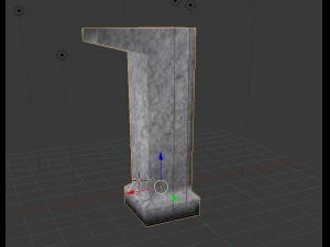 concrete buildings 3D Model