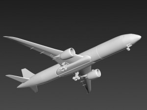 boeing 787 dreamliner 3dprintable 3d print model Modèles 3D en vedette