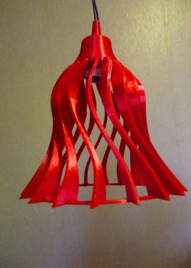 beautiful lampshade velon 3D 打印模型 .c4d .max .obj .3ds .fbx .stl .blend 