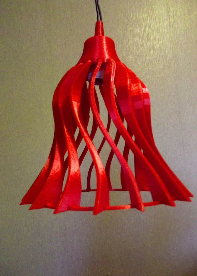 beautiful lampshade velon 3D Print Model .c4d .max .obj .3ds .fbx .stl .blend 