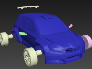 skoda fabia s2000 wrc 3D 프린트 모델