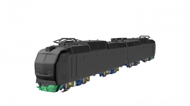 chs7 locomotive 3Dプリントモデル .c4d .max .obj .3ds .fbx .stl .blend 