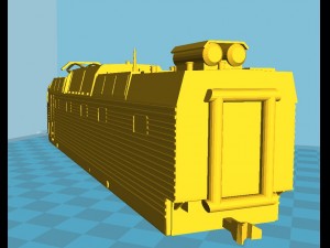 chs7 locomotive 3Dプリントモデル