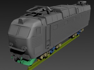 chs7 locomotive 3Dプリントモデル