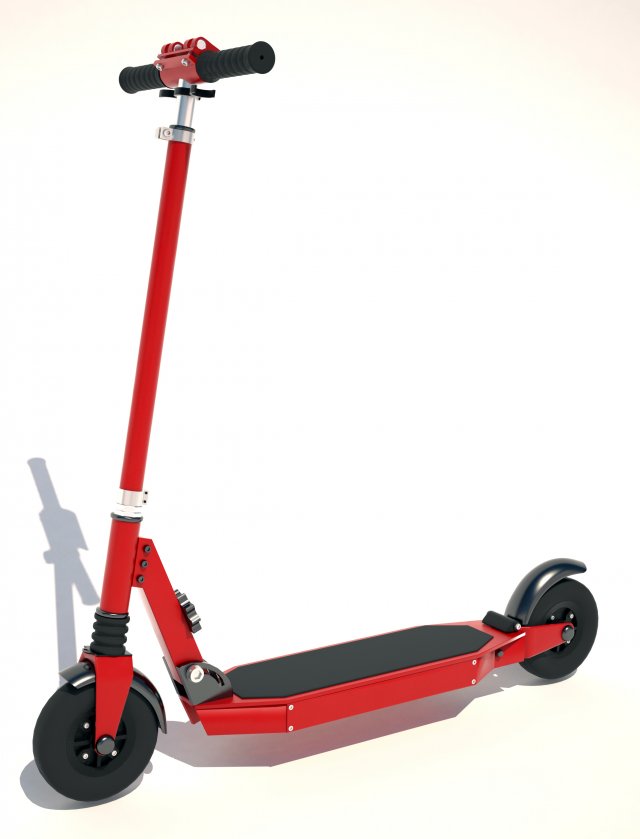 kick scooter 3Dモデル .c4d .max .obj .3ds .fbx .stl .blend 