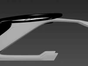 futuristic aircraft diy 3d model 3d print model 3D Принт Модель