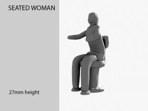 small low detalied people 3D Print Model