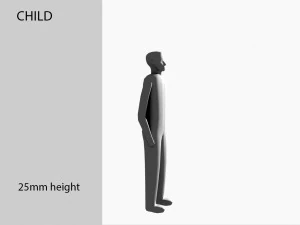 small low detalied people 3D Print Model