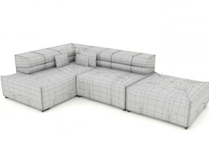 sofa tufty too 3D Model