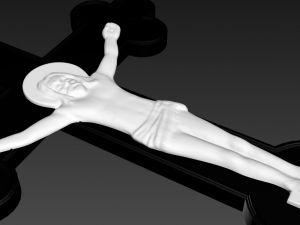 jesus christ on cross 3d print Modèles 3D en vedette