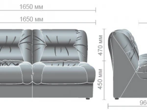 sofa vizit neapol 3D Model