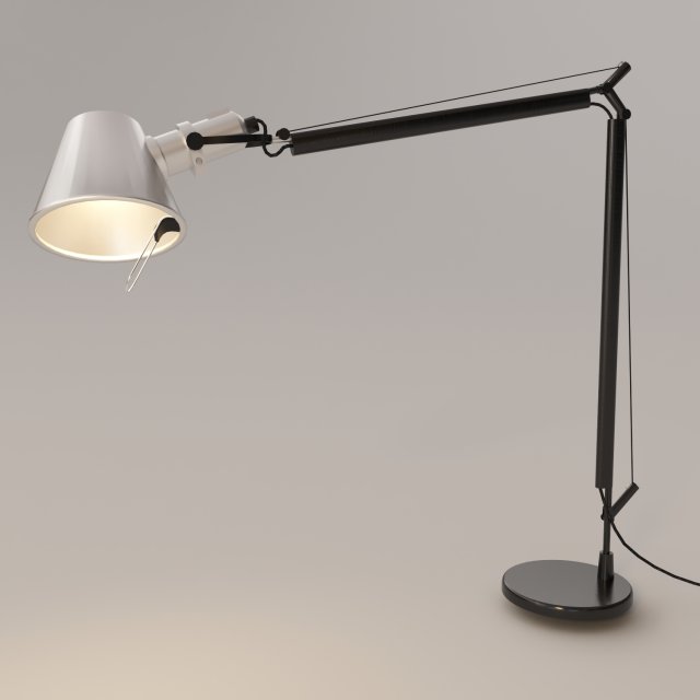 tolmeo desk lamp 3D मॉडल .c4d .max .obj .3ds .fbx .stl .blend 