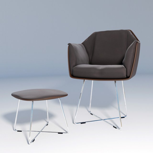chair rolf benz 641 Model 3D .c4d .max .obj .3ds .fbx .stl .blend 