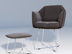 chair rolf benz 641 3D Model
