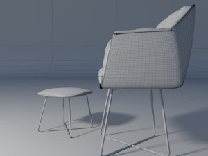 chair rolf benz 641 Model 3D