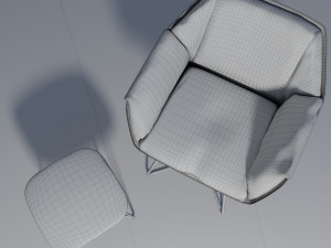 chair rolf benz 641 Model 3D