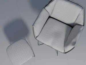 chair rolf benz 641 3D Model