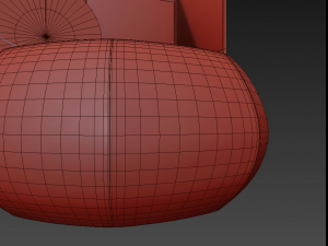 pouf and folding screen 3D Модель