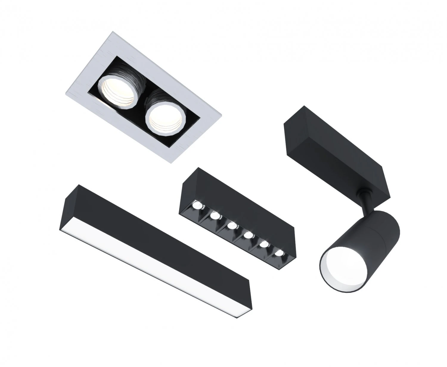 spotlights 3D Model .c4d .max .obj .3ds .fbx .stl .blend 