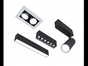 spotlights Modelo 3D