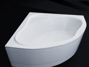 acrylic corner bath newday Modèle 3D